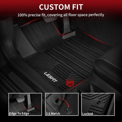 LASFIT Floor Mats for Toyota 4Runner 2013-2024 & for Lexus GX460 2014-2023