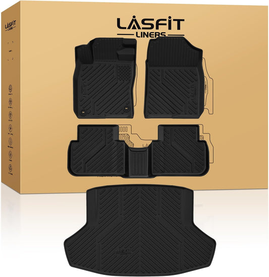 LASFIT All Weather Floor Mats for Honda Civic 2022-2026【Gasoline Sedan】