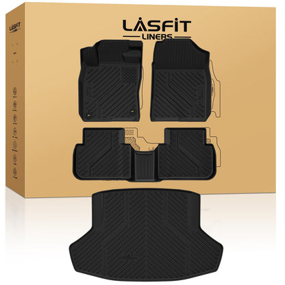 LASFIT All Weather Floor Mats for Honda Civic 2022-2026【Gasoline Sedan】
