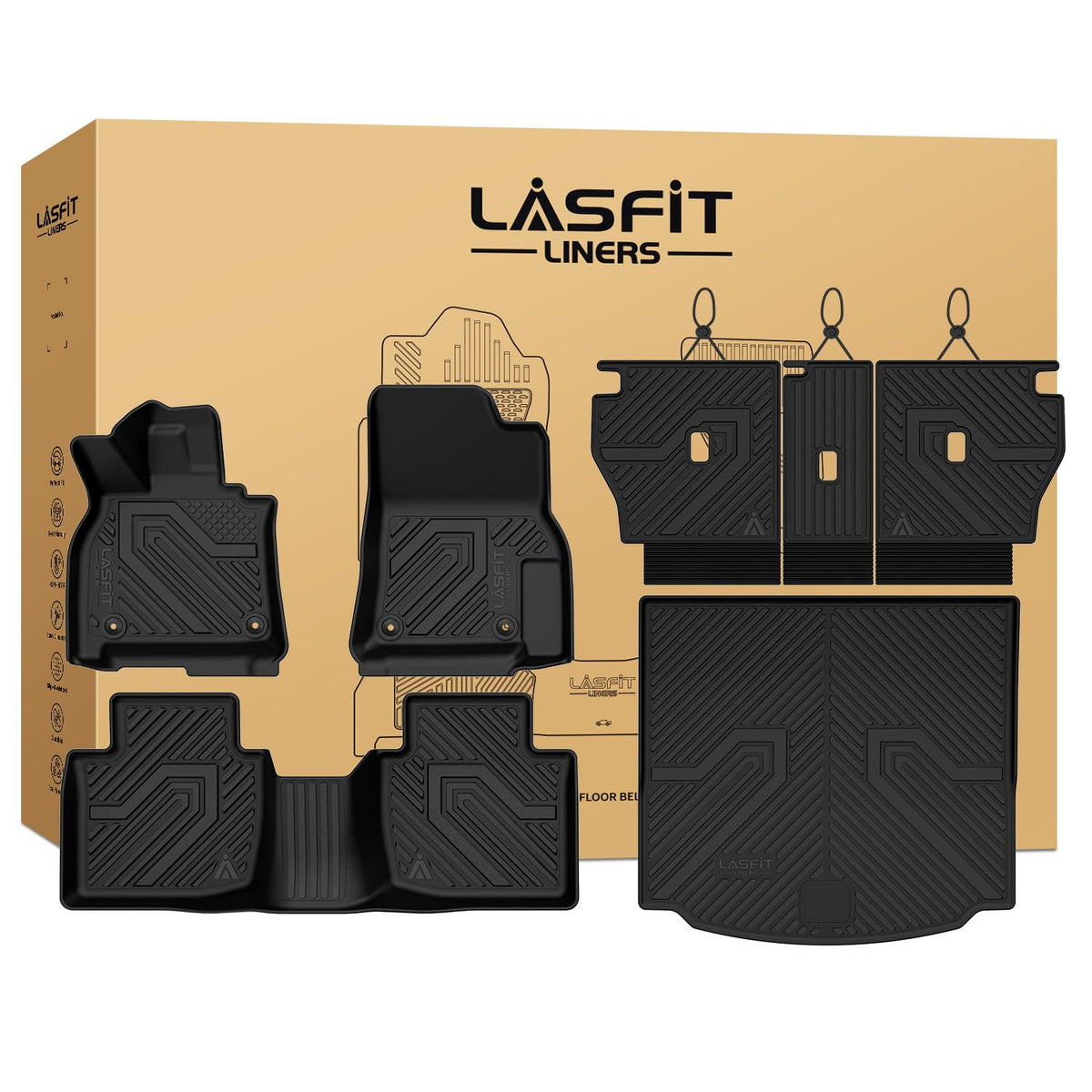 LASFIT Floor Mats for Subaru Crosstrek 2023-2018 & Impreza 2023-2017