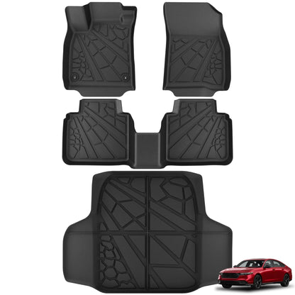 KARPAL Floor Mats for Honda Civic 2016-2021 Sedan/Coupe/Type R/Insight