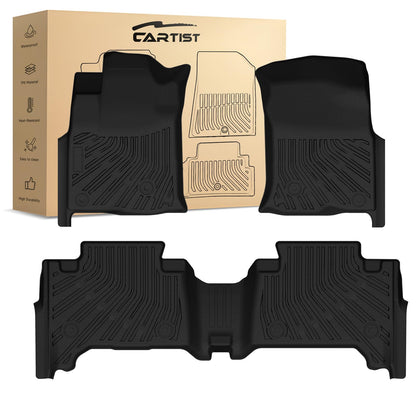 Cartist Floor Mats Fit for Honda HR-V HRV 2023 2024 2025 2026 (Include Hybrid) All Weather Floor Liners Front & 2nd Row Floor Mat for HRV Heavy Duty