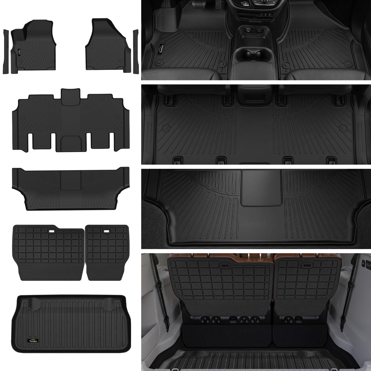 Floor Mats & Cargo Mat & Backrest Mat Custom for Toyota RAV4 Hybrid 2026