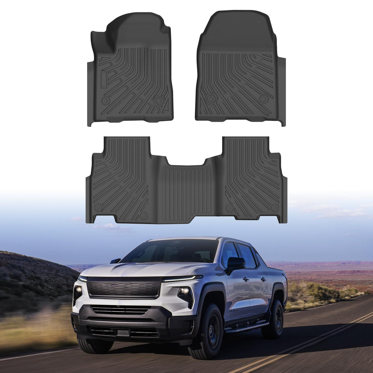 Cartist Floor Mats Fit for Honda HR-V HRV 2023 2024 2025 2026 (Include Hybrid) All Weather Floor Liners Front & 2nd Row Floor Mat for HRV Heavy Duty