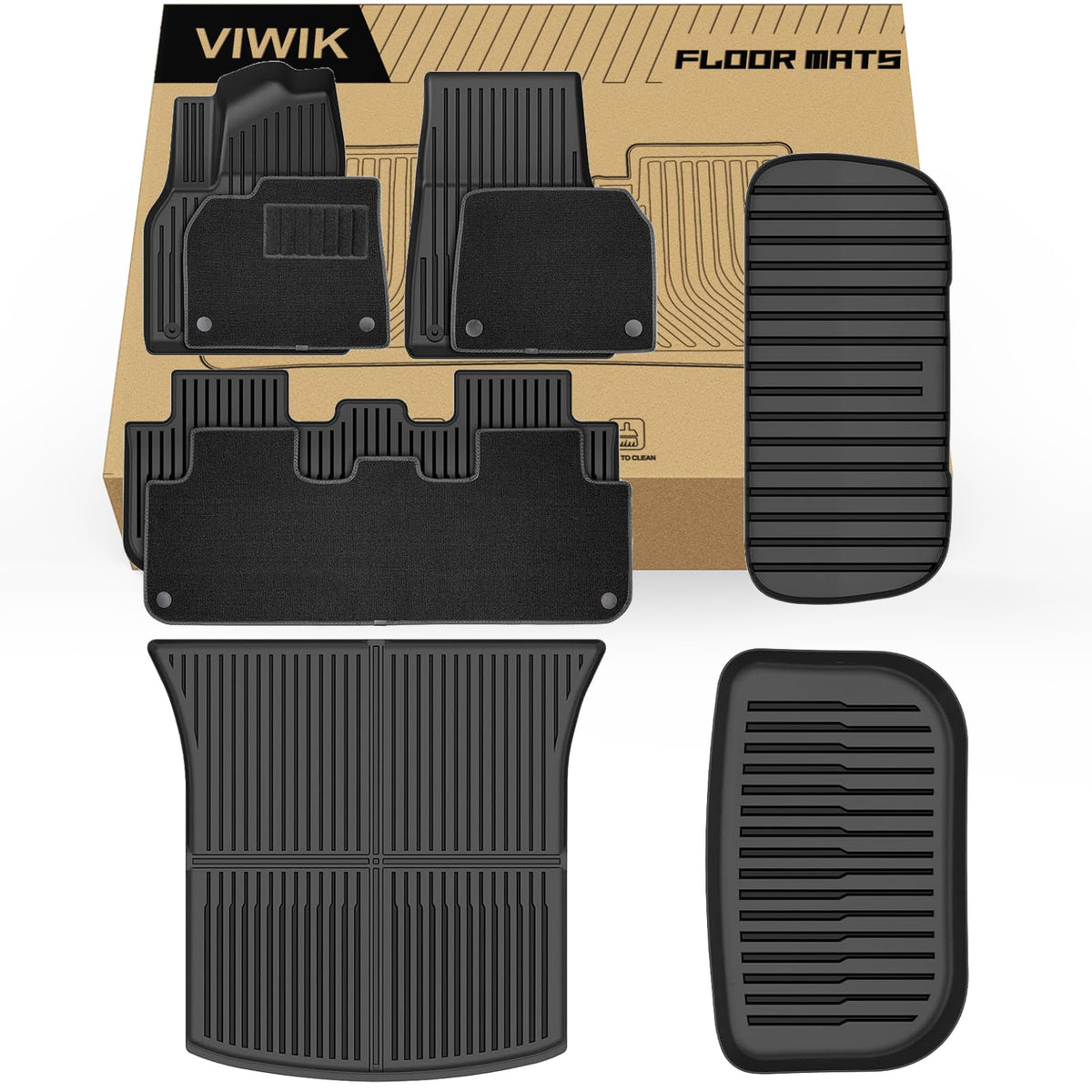 VIWIK Floor Mats for Toyota Camry 2012-2017