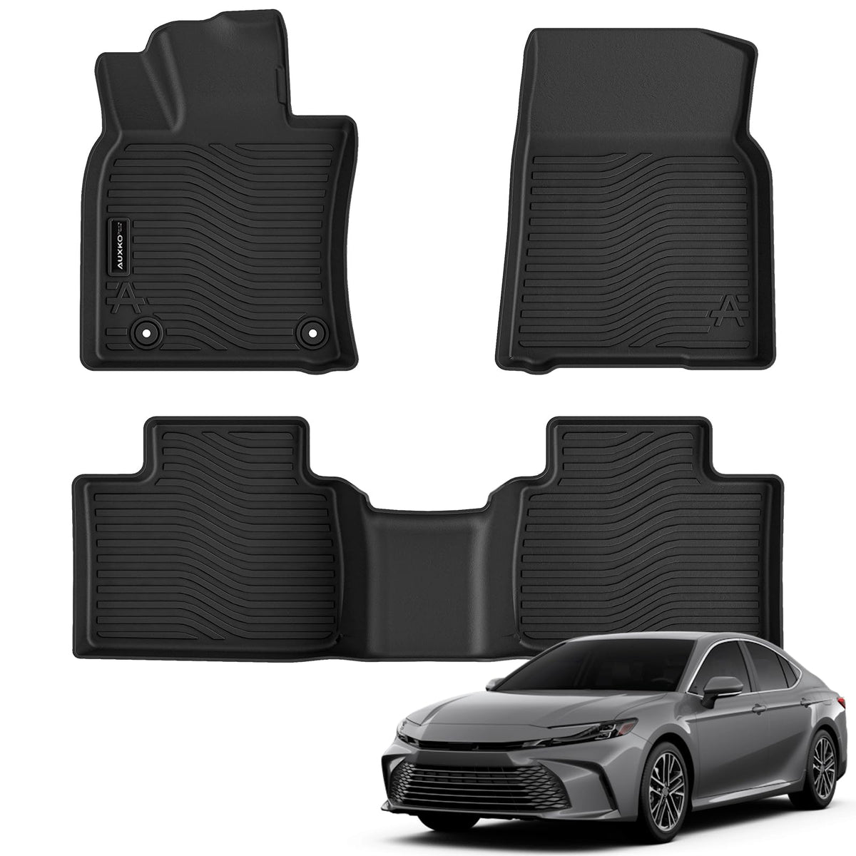 AUXKO All Weather Floor Mats for Toyota Camry 2025 2026 Include Hybrid