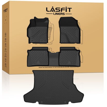 LASFIT Floor Mats for Toyota 4Runner 2013-2024 & for Lexus GX460 2014-2023