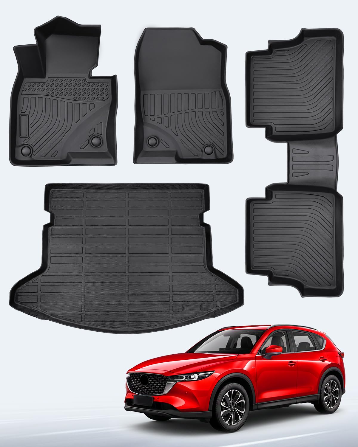 Floor Mats Cargo Liner for Jeep Compass Floor Mats 2017-2026