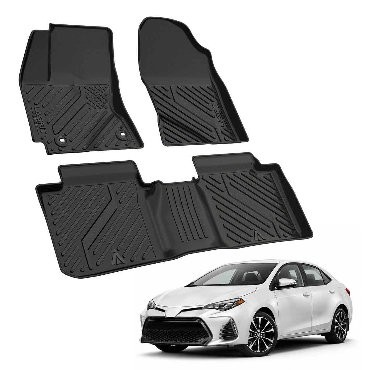 LASFIT Floor Mats for Toyota 4Runner 2013-2024 & for Lexus GX460 2014-2023