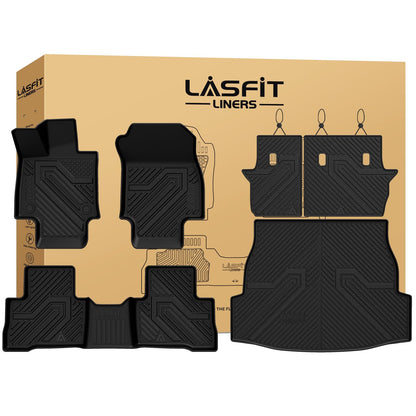 LASFIT Floor Mats for Toyota 4Runner 2013-2024 & for Lexus GX460 2014-2023