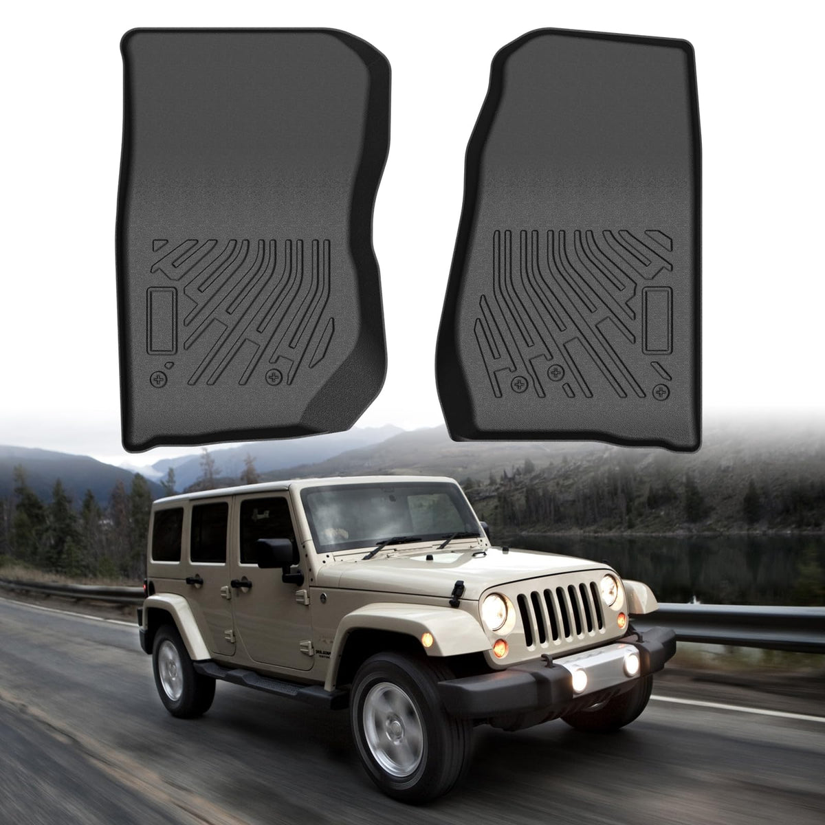 Cartist Floor Mats Fit for Honda HR-V HRV 2023 2024 2025 2026 (Include Hybrid) All Weather Floor Liners Front & 2nd Row Floor Mat for HRV Heavy Duty