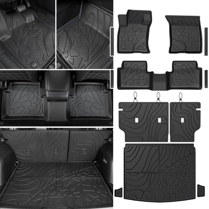Floor Mats for Ford Expedition Max 2018-2024 8 Seats w/Cargo Mat