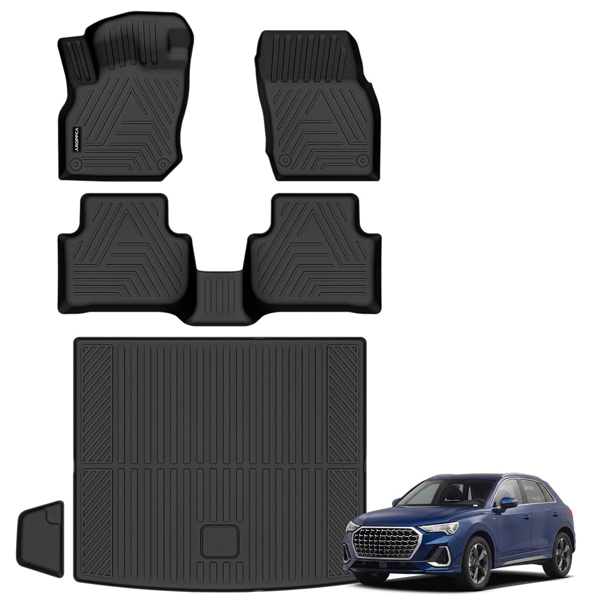 All Weather Floor Mats Full Sets for 2015-2020 Chevy Chevrolet Suburban