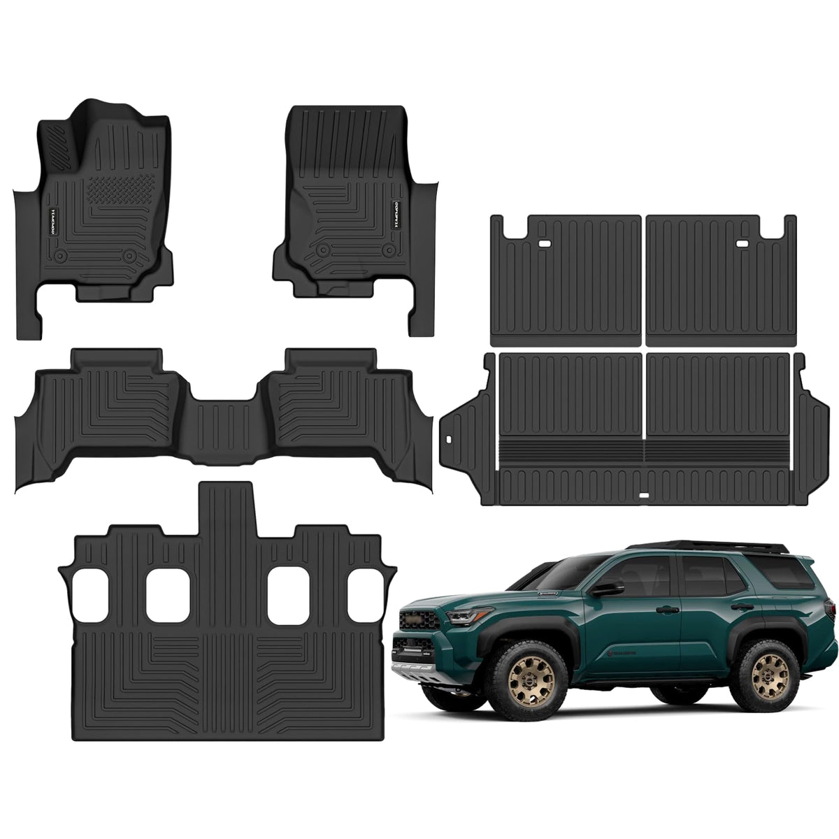 Floor Mats & Trunk Mat for Honda Civic Gas Sedan 2006-2011(Not for Coupe)