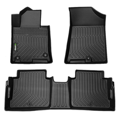 HAFIDI® Floor Mats & Cargo Liner Set Fit for 2023-2027 Kia NIRO & NIRO Hybrid (Not for NIRO EV &NIRO PHEV) All Weather Protection TPE Anti-Slip Floor Liners Custom Accessories -Black