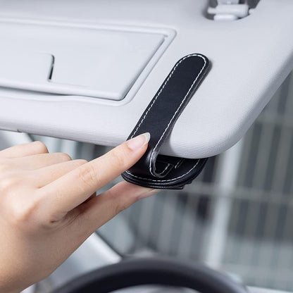 Sunglass Holder for Chevy SS Sun Visor, Car Glasses Clip, Black