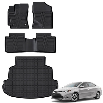 AUXKO All Weather Floor Mats for Toyota Camry 2025 2026 Include Hybrid