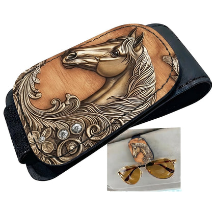 Ocean Turtle Car Sunglasses Holder Universal Magnetic Visor Accessories