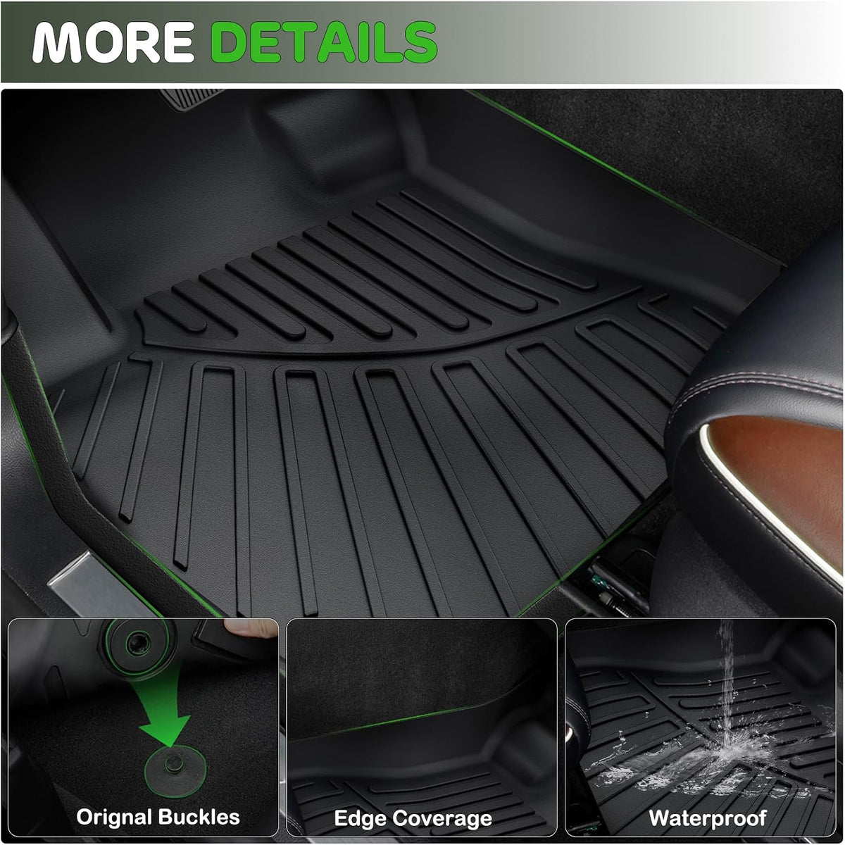 Floor Mats & Trunk Mat for Honda Civic Gas Sedan 2006-2011(Not for Coupe)