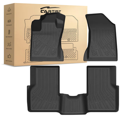 Cartist Floor Mats Fit for Honda HR-V HRV 2023 2024 2025 2026 (Include Hybrid) All Weather Floor Liners Front & 2nd Row Floor Mat for HRV Heavy Duty