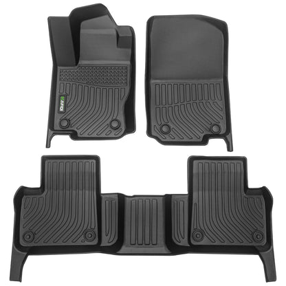 HAFIDI® Floor Mats & Cargo Liner Set Fit for 2023-2027 Kia NIRO & NIRO Hybrid (Not for NIRO EV &NIRO PHEV) All Weather Protection TPE Anti-Slip Floor Liners Custom Accessories -Black