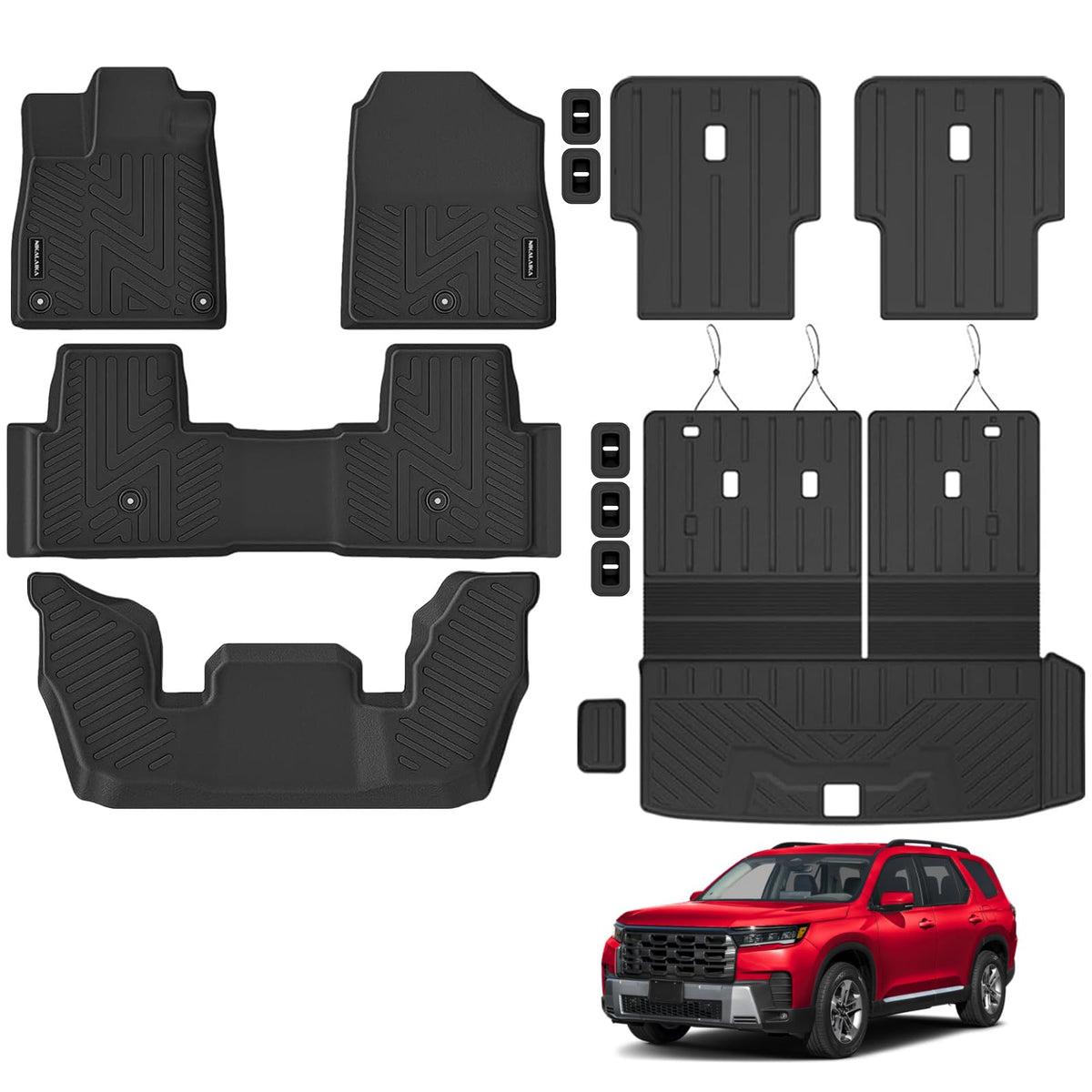 Floor Mats for 2007-2009 2010 2011 Toyota Camry CE/LE/SE/XLE (Gas Only)
