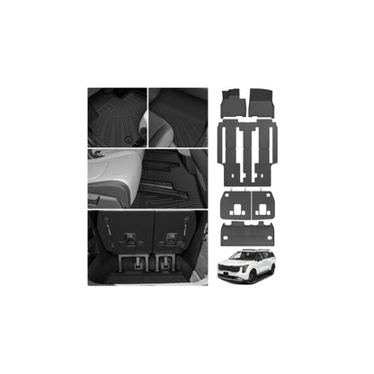 Cartist Floor Mats Fit for Honda HR-V HRV 2023 2024 2025 2026 (Include Hybrid) All Weather Floor Liners Front & 2nd Row Floor Mat for HRV Heavy Duty