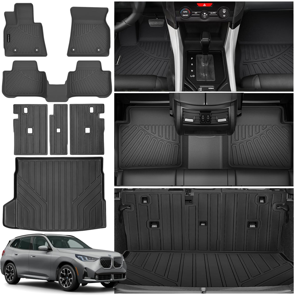 Floor Mats & Trunk Mat for Honda Civic Gas Sedan 2006-2011(Not for Coupe)
