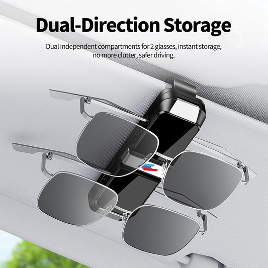 1 Pack ABS Sunglasses Holder for Car Visor for BMW X5 X3 X1 X7 X6