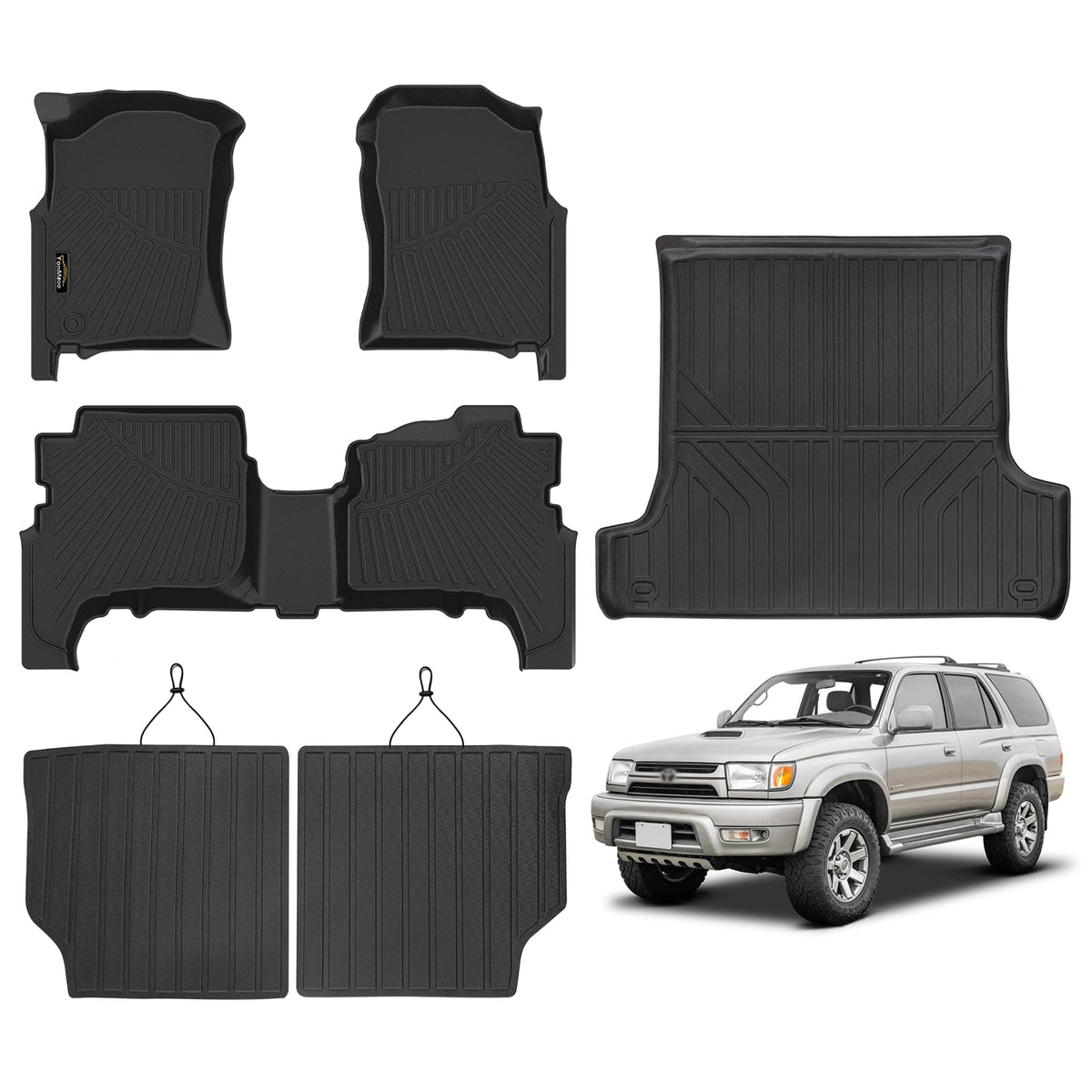 Floor Mats & Cargo Mat & Backrest Mat Custom for Toyota RAV4 Hybrid 2026