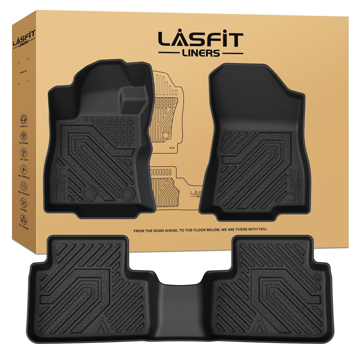 LASFIT Floor Mats for Subaru Crosstrek 2023-2018 & Impreza 2023-2017