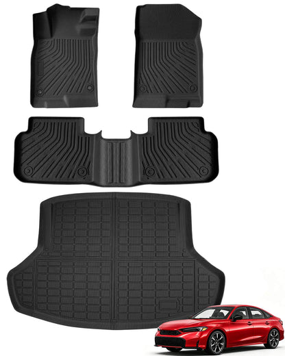 for Toyota Sienna 2013-2020 Floor Mats Cargo Liner Trunk Mat (8 Seater)