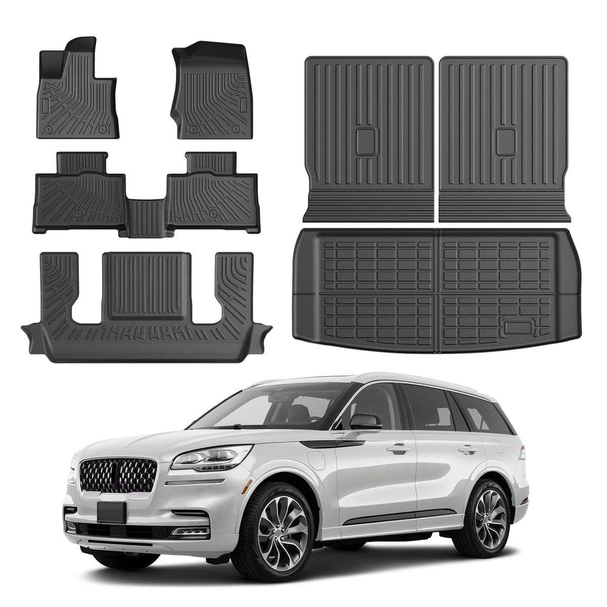 Cartist Floor Mats Fit for Honda HR-V HRV 2023 2024 2025 2026 (Include Hybrid) All Weather Floor Liners Front & 2nd Row Floor Mat for HRV Heavy Duty