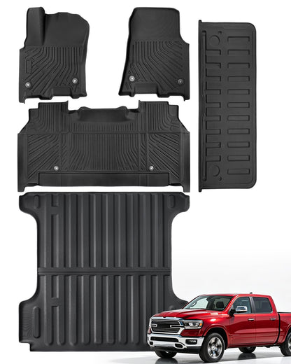 for Toyota Sienna 2013-2020 Floor Mats Cargo Liner Trunk Mat (8 Seater)