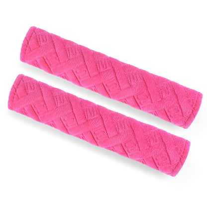 surpassme Car Seat Belt Pads Cover, 2PCS 15in Extra Length Seat Belt Shoulder Strap Covers Protector to Release Stress to Neck and Shoulder for a Safety Driving (Black)