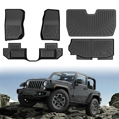 Cartist Floor Mats Fit for Honda HR-V HRV 2023 2024 2025 2026 (Include Hybrid) All Weather Floor Liners Front & 2nd Row Floor Mat for HRV Heavy Duty