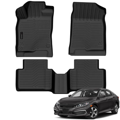 AUXKO All Weather Floor Mats for Honda Accord Sedan 2013-2017