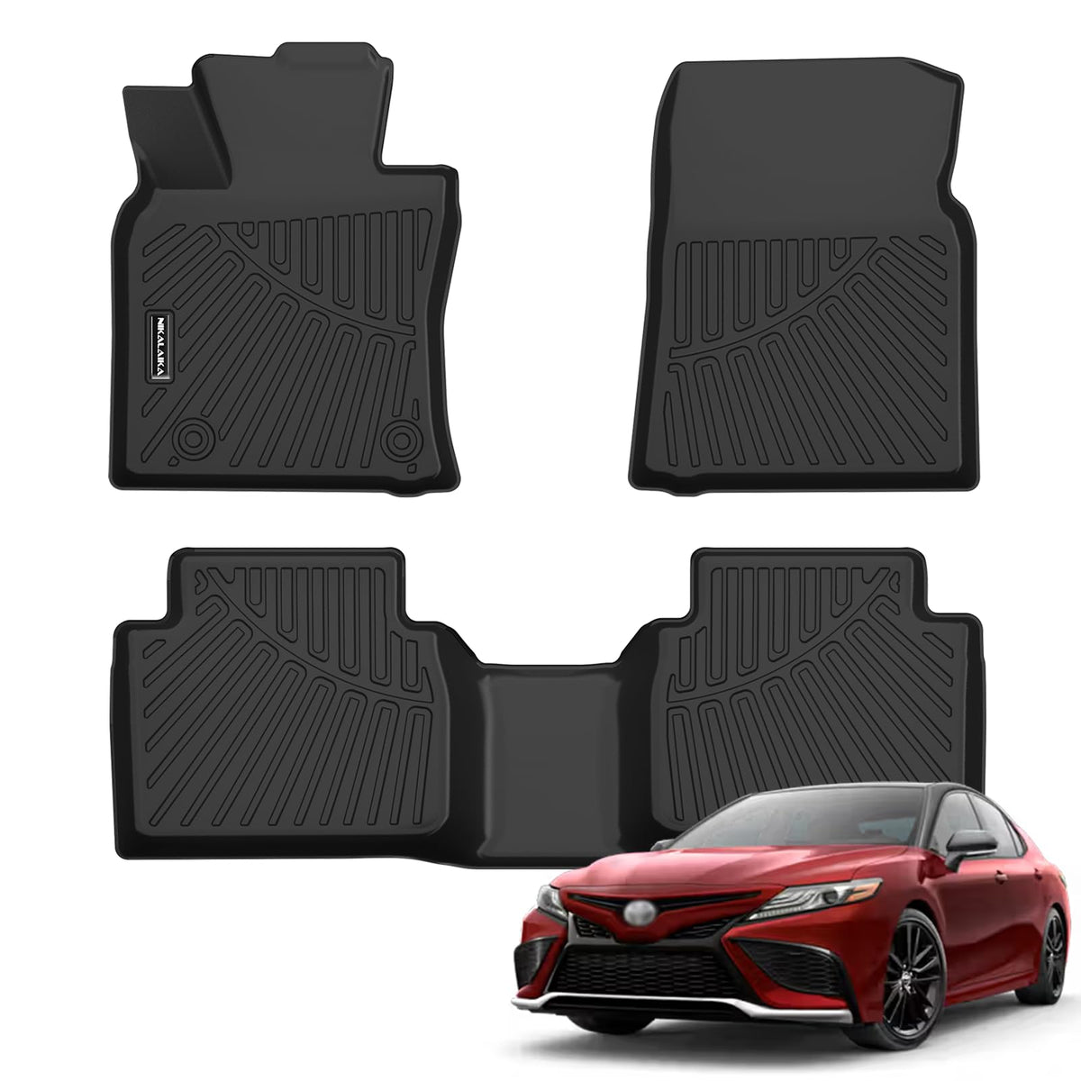 Floor Mats for 2007-2009 2010 2011 Toyota Camry CE/LE/SE/XLE (Gas Only)