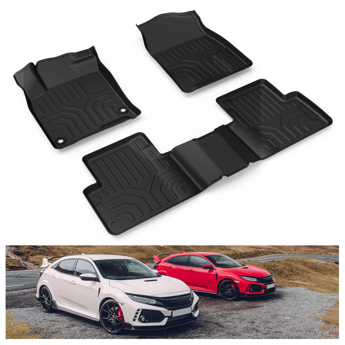 Kiwi Master Floor Mats for 2021-2026 Nissan Rogue (Not Sport)