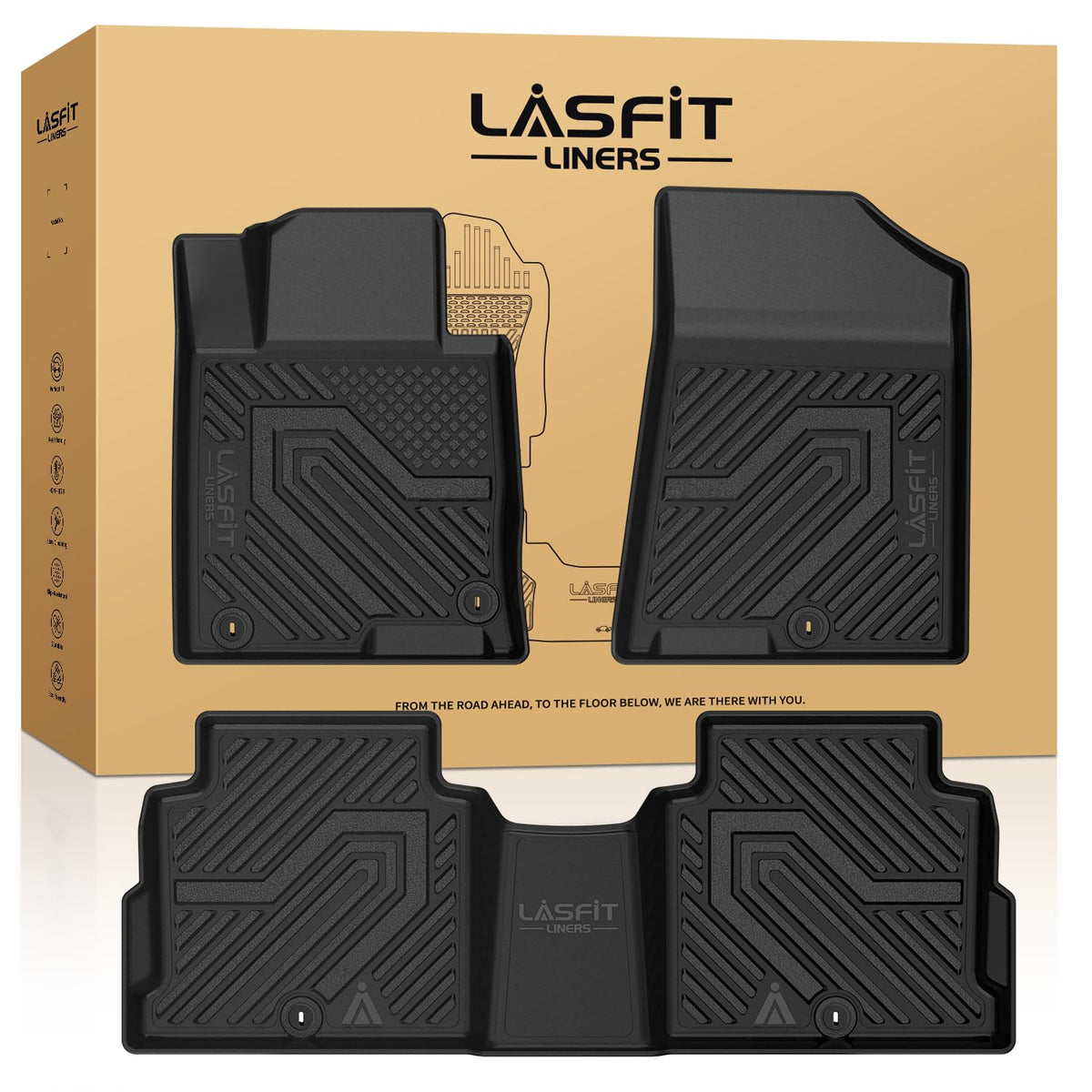 LASFIT Floor Mats for KIA EV9 6-Seat 2026 2025 2024