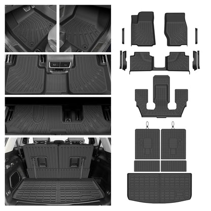 Cartist Floor Mats Fit for Honda HR-V HRV 2023 2024 2025 2026 (Include Hybrid) All Weather Floor Liners Front & 2nd Row Floor Mat for HRV Heavy Duty