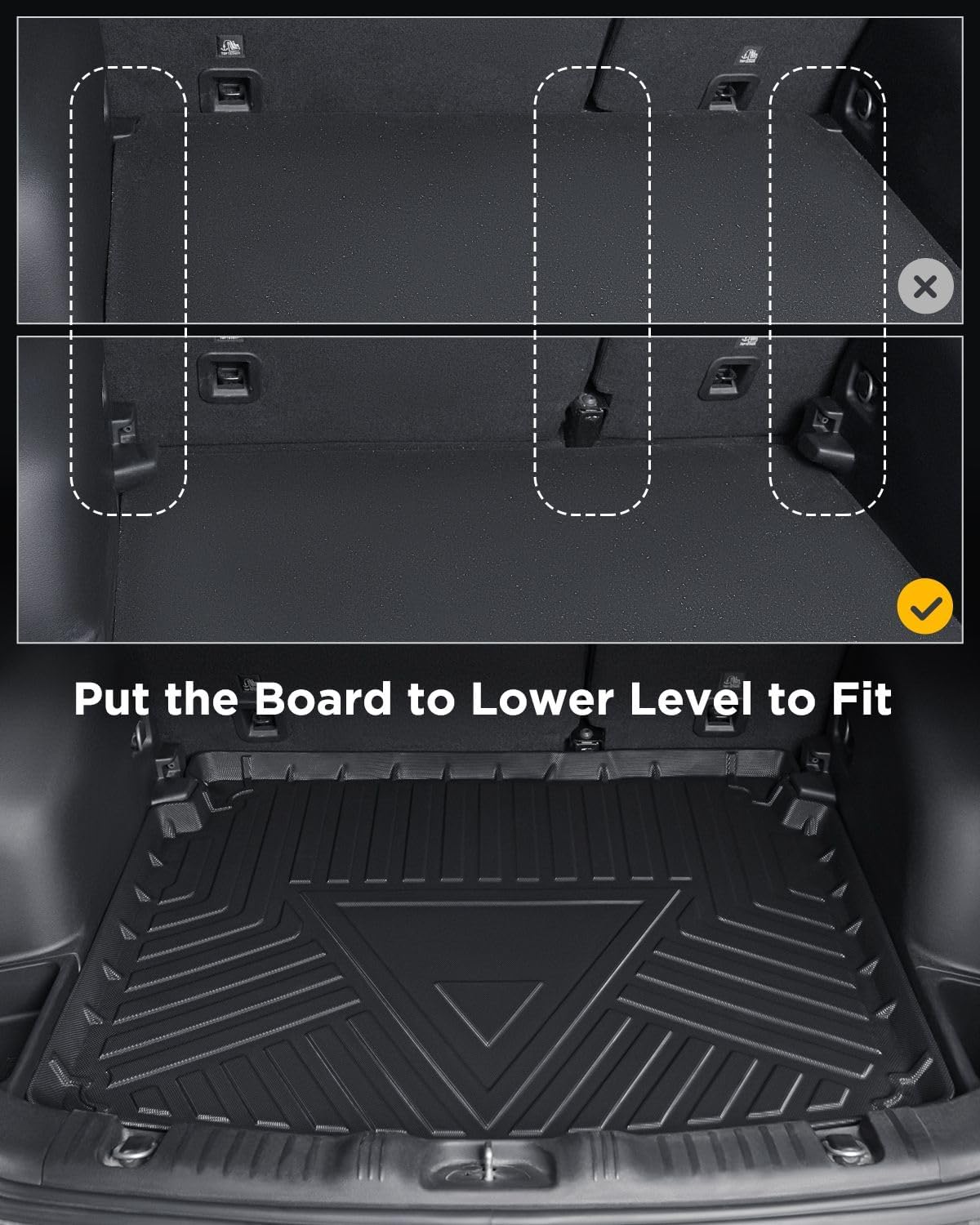 Floor Mats Cargo Liner for Jeep Compass Floor Mats 2017-2026