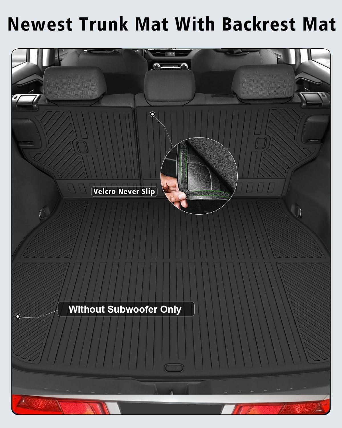 Floor Mats & Cargo Mat & Backrest Mat Custom for Toyota RAV4 Hybrid 2026
