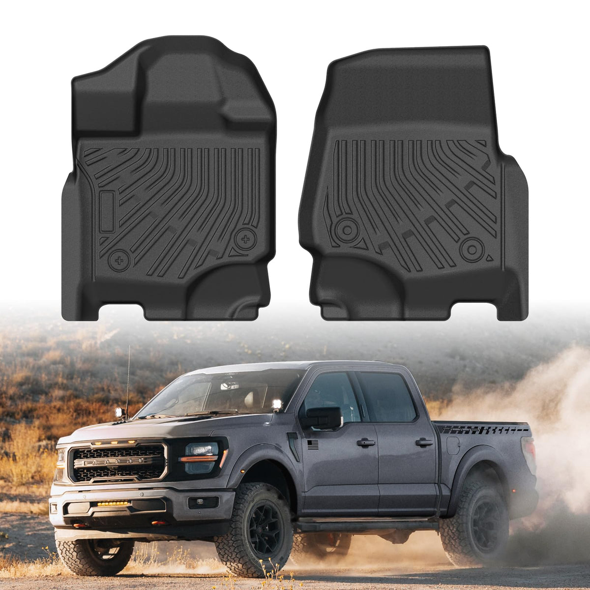 Cartist Floor Mats Fit for Honda HR-V HRV 2023 2024 2025 2026 (Include Hybrid) All Weather Floor Liners Front & 2nd Row Floor Mat for HRV Heavy Duty