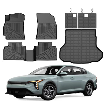 Cartist Floor Mats Fit for Honda HR-V HRV 2023 2024 2025 2026 (Include Hybrid) All Weather Floor Liners Front & 2nd Row Floor Mat for HRV Heavy Duty