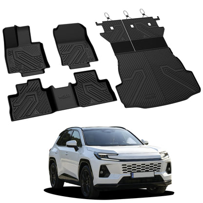 LASFIT Floor Mats for Toyota 4Runner 2013-2024 & for Lexus GX460 2014-2023