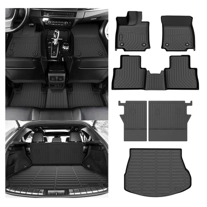 Cartist Floor Mats Fit for Honda HR-V HRV 2023 2024 2025 2026 (Include Hybrid) All Weather Floor Liners Front & 2nd Row Floor Mat for HRV Heavy Duty