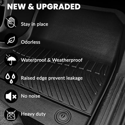 AUXKO All Weather Floor Mats for Toyota Camry 2025 2026 Include Hybrid