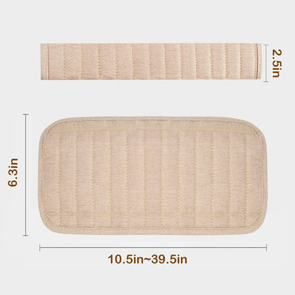 HighnessHwoo Car Seatbelt Covers Cushion Shoulder Pads Protector Sleeve for Adults, Auto Extra Long Seat Belt Strap Cover Decorations for Women, Kids, Honda, Trucks Accessories, 1pc, 15.5in, Black