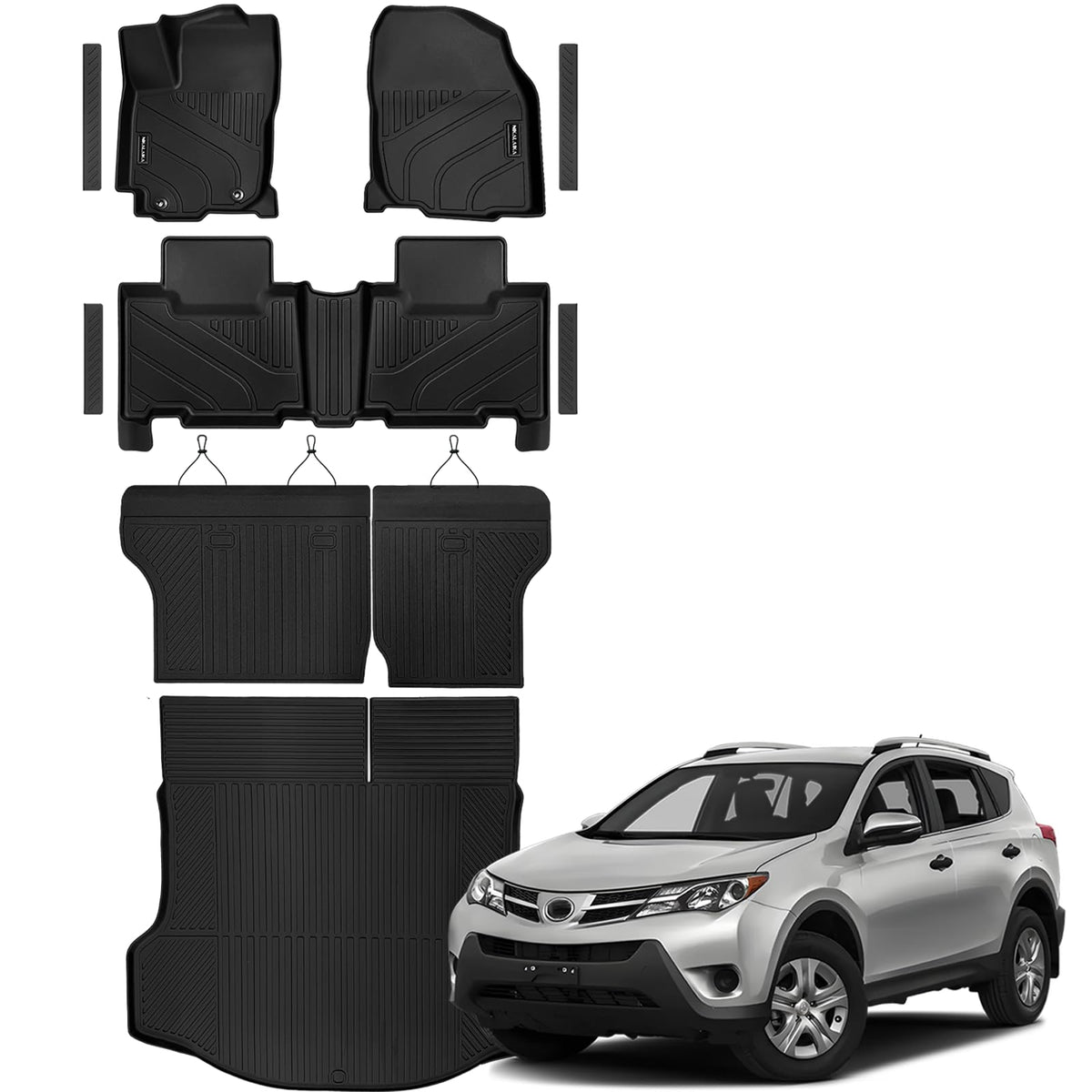 Floor Mats for 2007-2009 2010 2011 Toyota Camry CE/LE/SE/XLE (Gas Only)